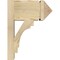 Ekena Millwork Merced Arts & Crafts Rough Sawn Outlooker, Douglas Fir, 8"W x 14"D x 18"H OUT08X14X18MRC03RDF - alternate 4